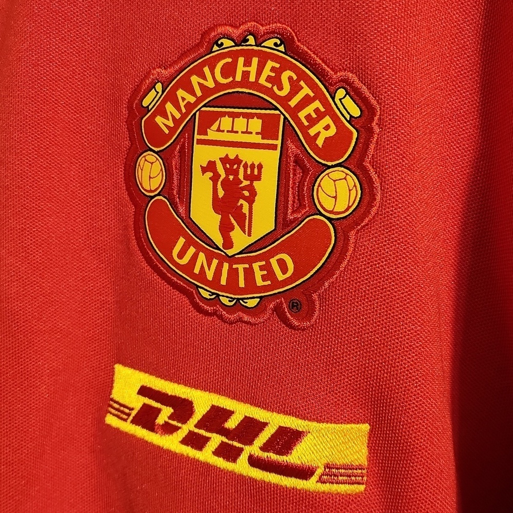 Vintage Y2K Nike Manchester United Track Jacket Full Zip Sz XL Soccer Futbol EUC - Picture 5 of 14